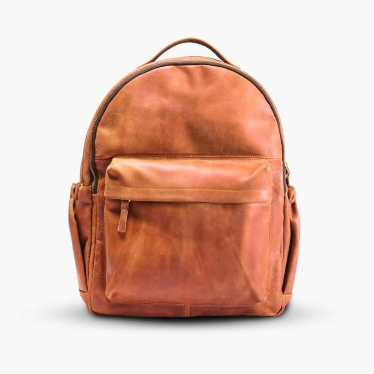 Bolso escolar de cuero