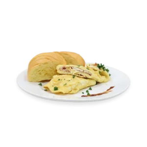 Omelette, Pan y Latte